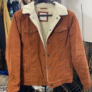 Sherpa type coat for men